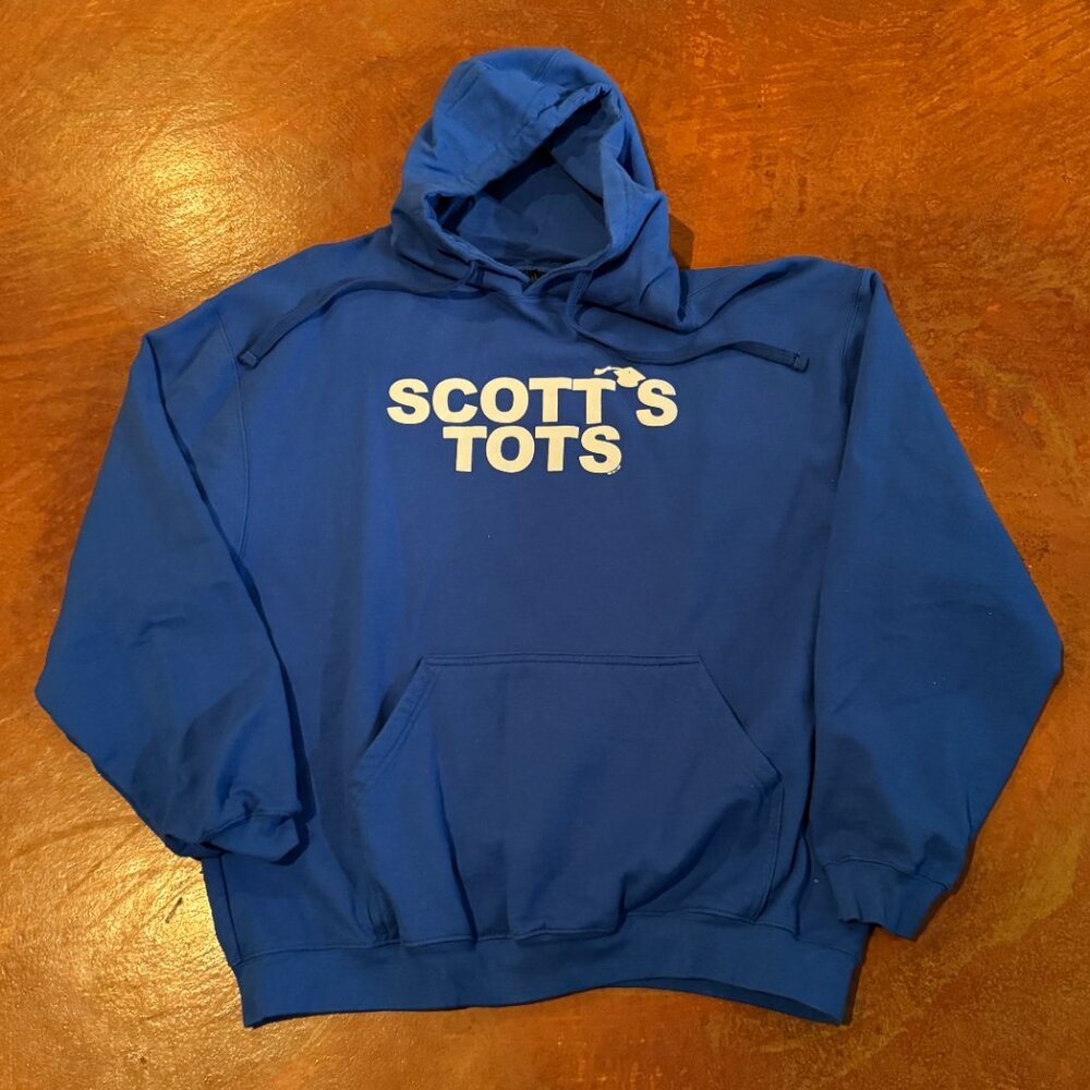 The Office Scott's Tots Blue Hoodie Unisex Size XL